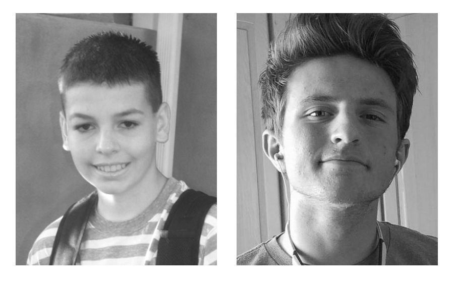 Dylan Aranda and Chandler Voutaz