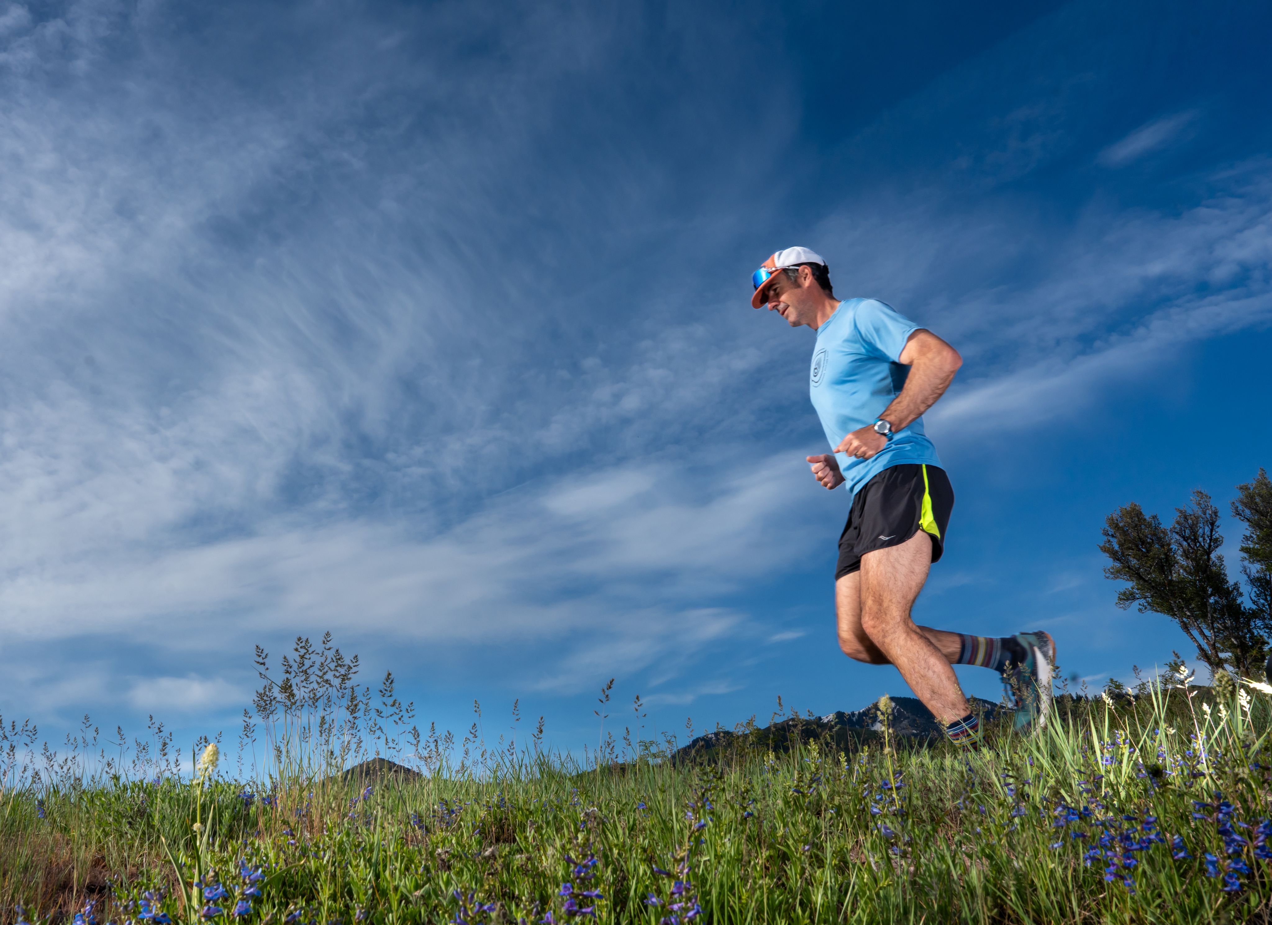 Photo of Ben Lewis running