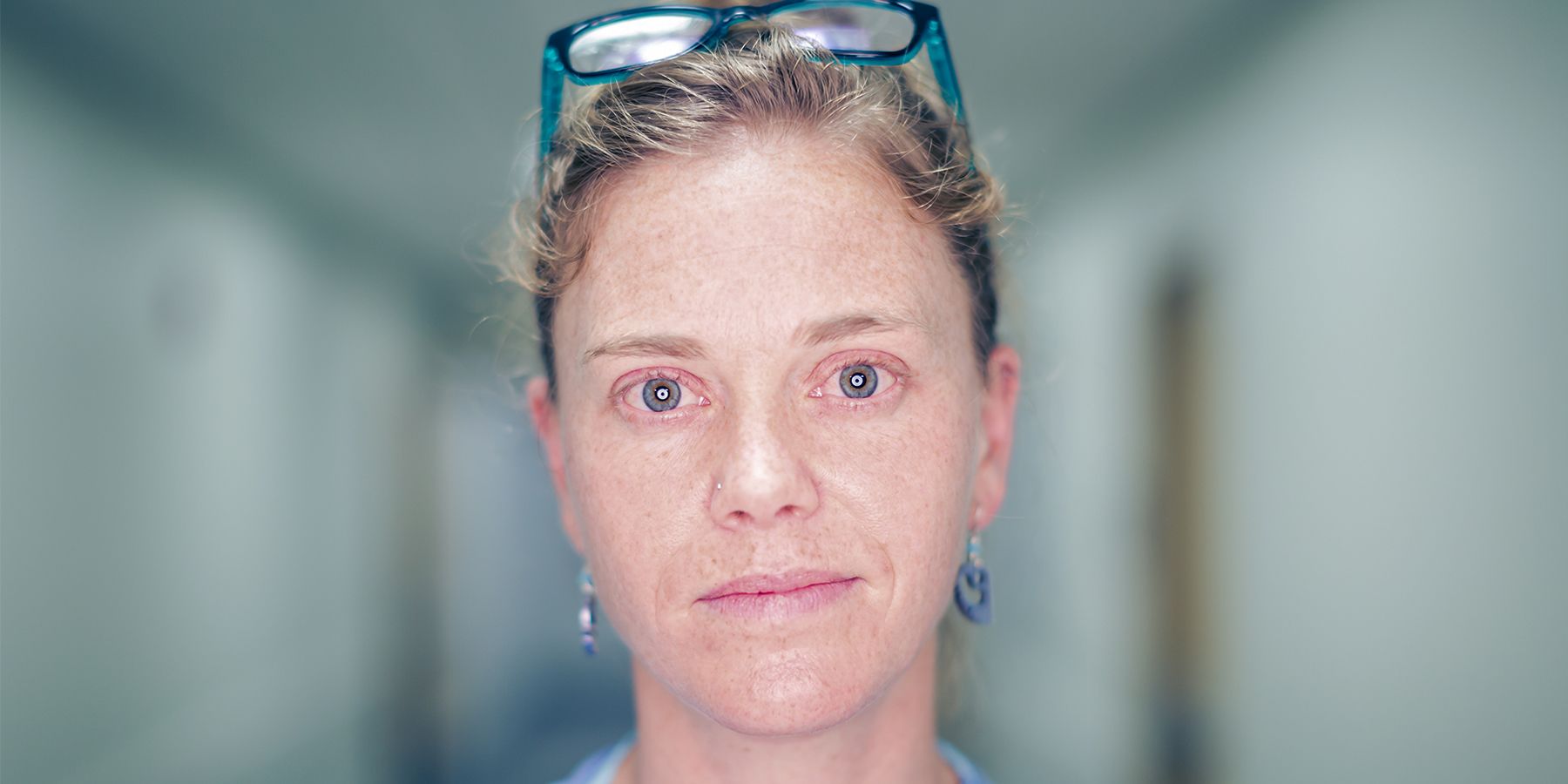 Cat Coe, a nurse working in the COVID-19 unit.