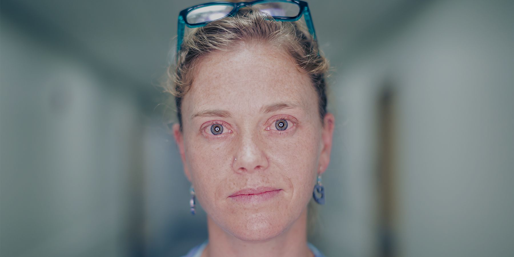 Cat Coe, a nurse working in the COVID-19 unit.